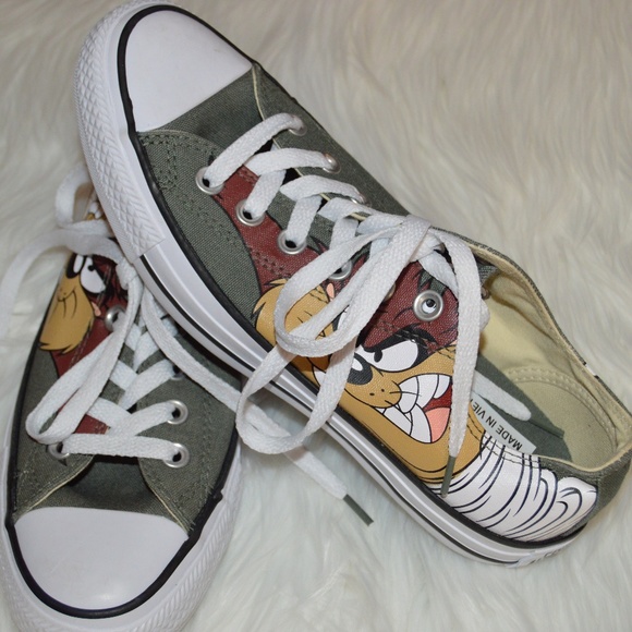 tasmanian devil converse shoes